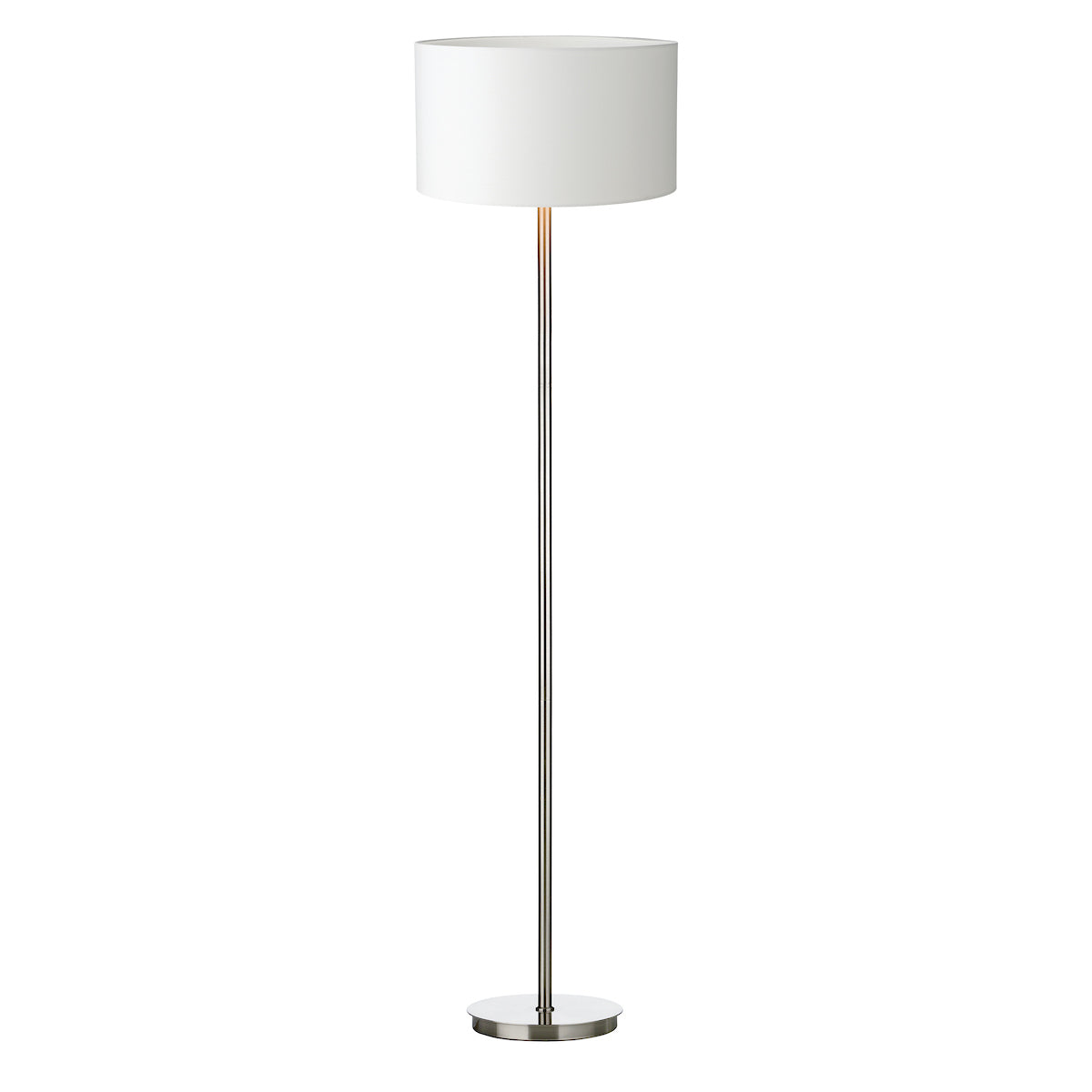 Utara Ivory Faux Silk Oval Shade 34cm<br>Ivory