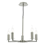 Tyler 5lt Pendant Satin Nickel Fitting Only<br>Satin Nickel