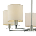 Tyler 5lt Pendant Satin Nickel Fitting Only<br>Satin Nickel