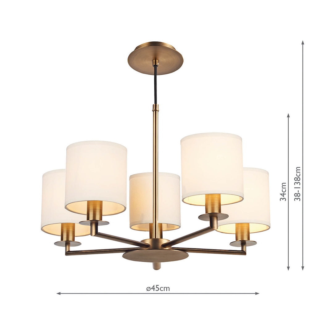 Tyler 5lt Pendant Bronze Fitting Only<br>Antique Bronze