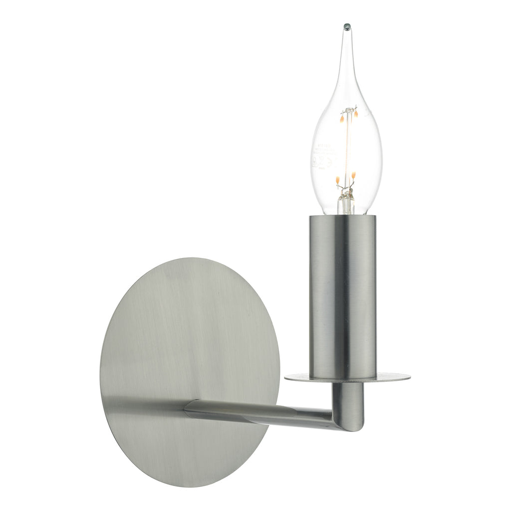 Tyler Wall Light Satin Nickel Fitting Only<br>Satin Nickel