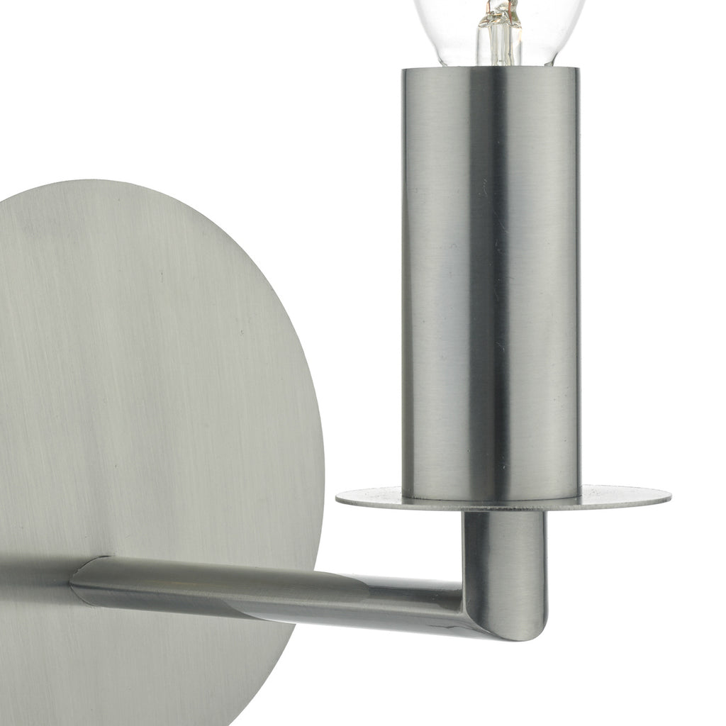 Tyler Wall Light Satin Nickel Fitting Only<br>Satin Nickel