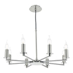 Tyler 8 Light Pendant Satin Nickel Fitting Only<br>Satin Nickel