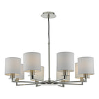 Tyler 8 Light Pendant Satin Nickel Fitting Only<br>Satin Nickel