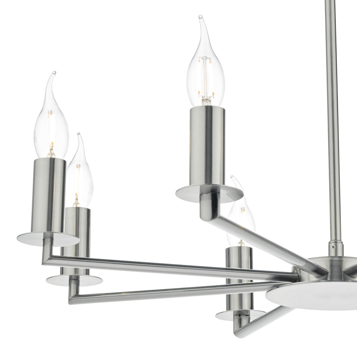 Tyler 8 Light Pendant Satin Nickel Fitting Only<br>Satin Nickel