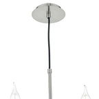 Tyler 8 Light Pendant Satin Nickel Fitting Only<br>Satin Nickel