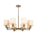 Tyler 8 Light Pendant Bronze Fitting Only<br>Antique Bronze
