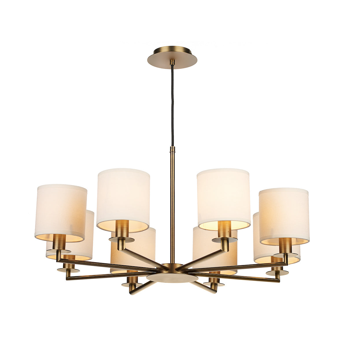 Tyler 8 Light Pendant Bronze Fitting Only<br>Antique Bronze