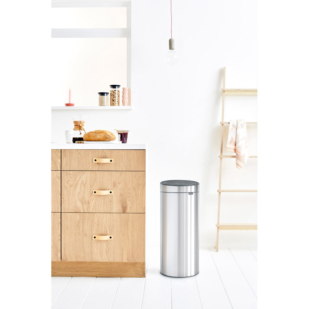 Brabantia Touch Bin 30L Matt Steel