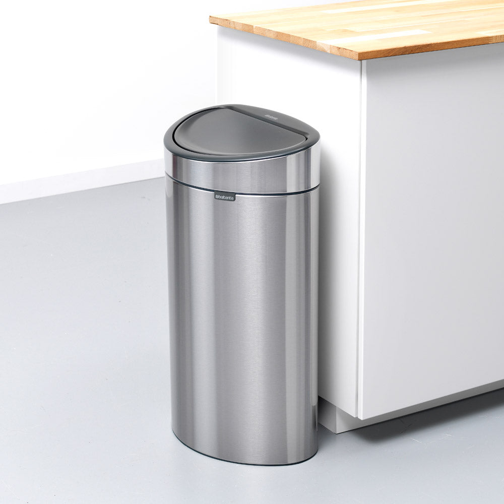 Brabantia Touch Bin 40L Matt Steel