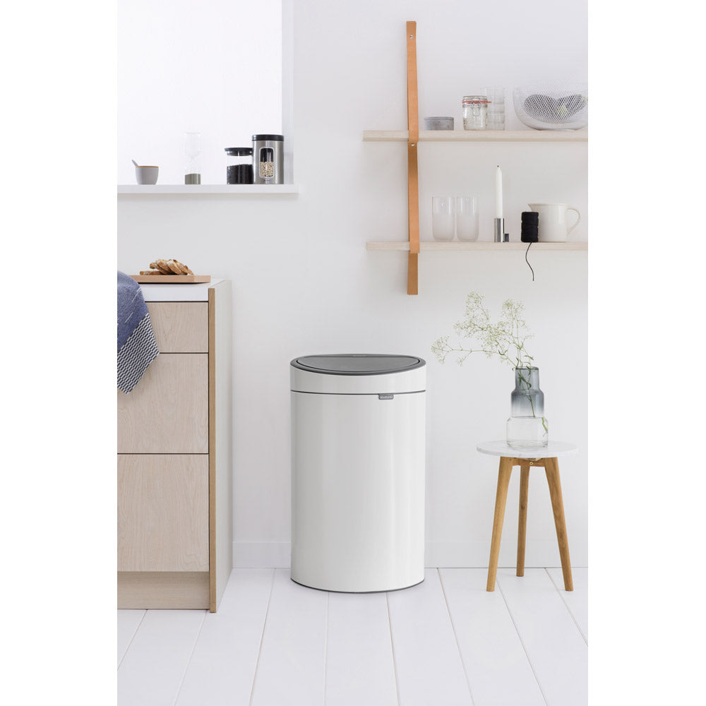 Brabantia Touch Bin 40L White