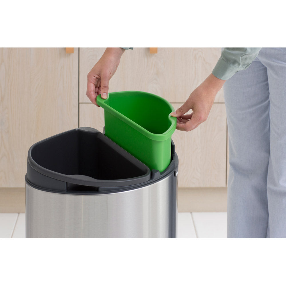 Brabantia Touch Bin Recycle 10+23L Matt Steel