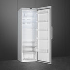 Smeg UKFS18EV2HX Upright Fridge - Silver