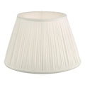 Ulyana Ivory Faux Silk Pleated Shade 35cm<br>Ivory