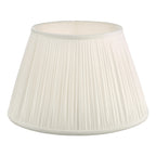 Ulyana Ivory Faux Silk Pleated Shade 35cm<br>Ivory