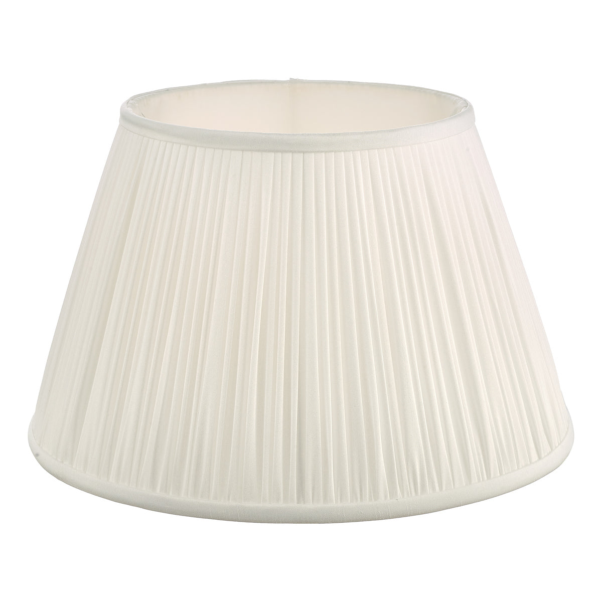 Ulyana Ivory Faux Silk Pleated Shade 35cm<br>Ivory
