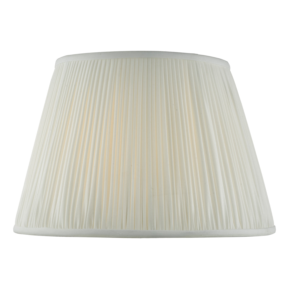 Ulyana Ivory Faux Silk Pleated Shade 35cm<br>Ivory