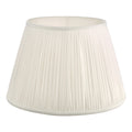 Ulyana Ivory Faux Silk Pleated Shade 40cm<br>Ivory