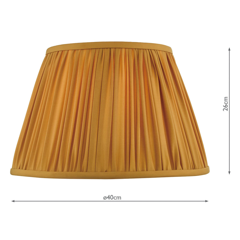 Vondra Ivory Linen Tapered Drum Shade 36cm<br>Ivory
