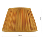 Vondra Ivory Linen Tapered Drum Shade 36cm<br>Ivory
