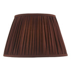 Ulyana Burgundy Faux Silk Pleated Shade 40cm<br>Red