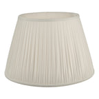 Ulyana Ivory Faux Silk Pleated Shade 45cm<br>Ivory