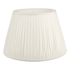 Ulyana Ivory Faux Silk Pleated Shade 45cm<br>Ivory