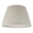 Ulyana Ivory Faux Silk Pleated Shade 45cm<br>Ivory