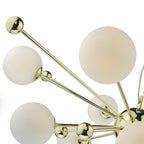 Ursa 10 Light Pendant Polished Gold Opal Glass<br>Polished Gold