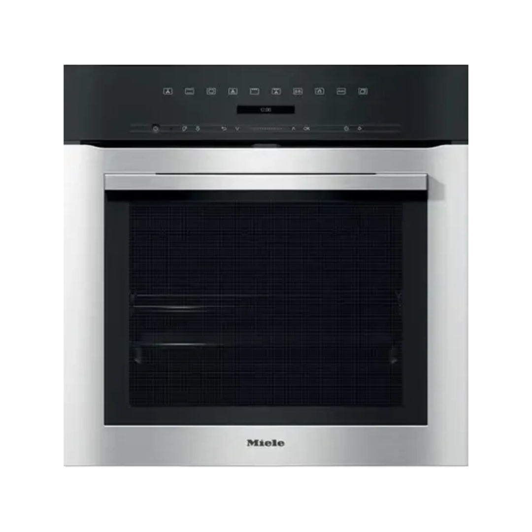 Miele H7164BP Single Oven With Pyrolytic Cleaning - Clean Steel