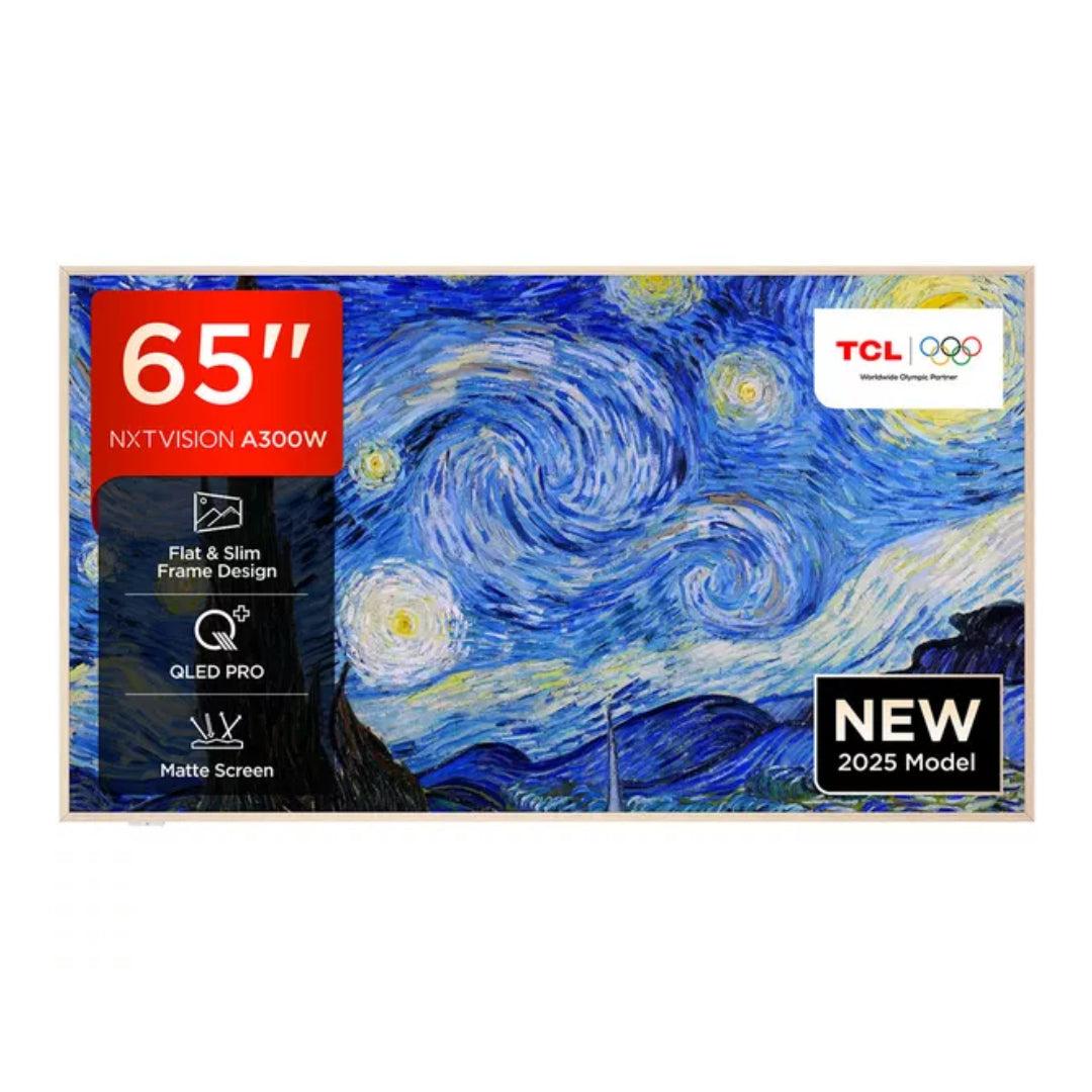 TCL 65A300W-UK 65" 4K Ultra HD TCL NXTVISION QLED PRO HDR Google TV