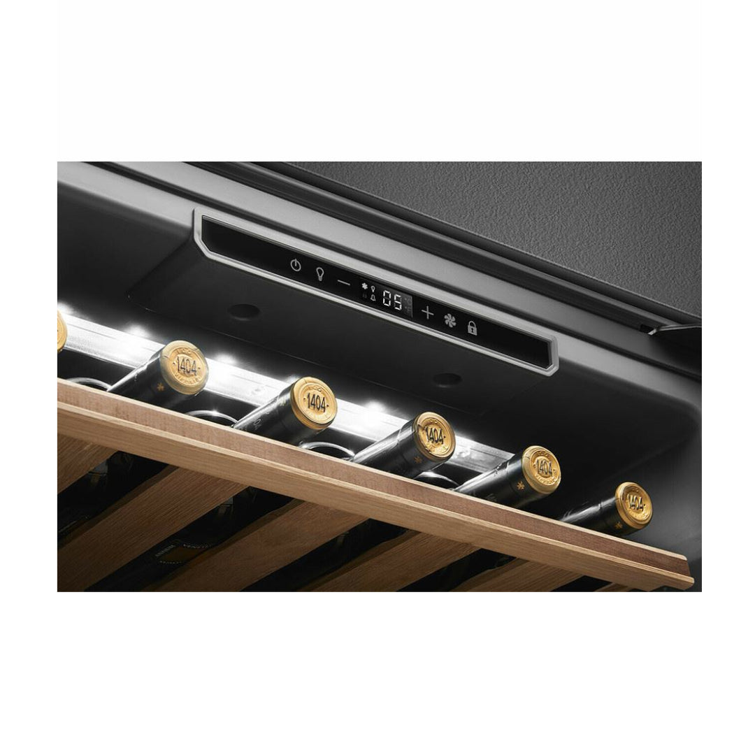 Smeg CVI121B3 Linea Wine Cooler with Reversible Hinge Midnight Black