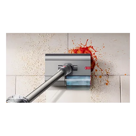 Dyson V12DETECTSUB Detect Slim Submarine Cordless Vacuum - 60 Minutes Run Time - Yellow/Nickel