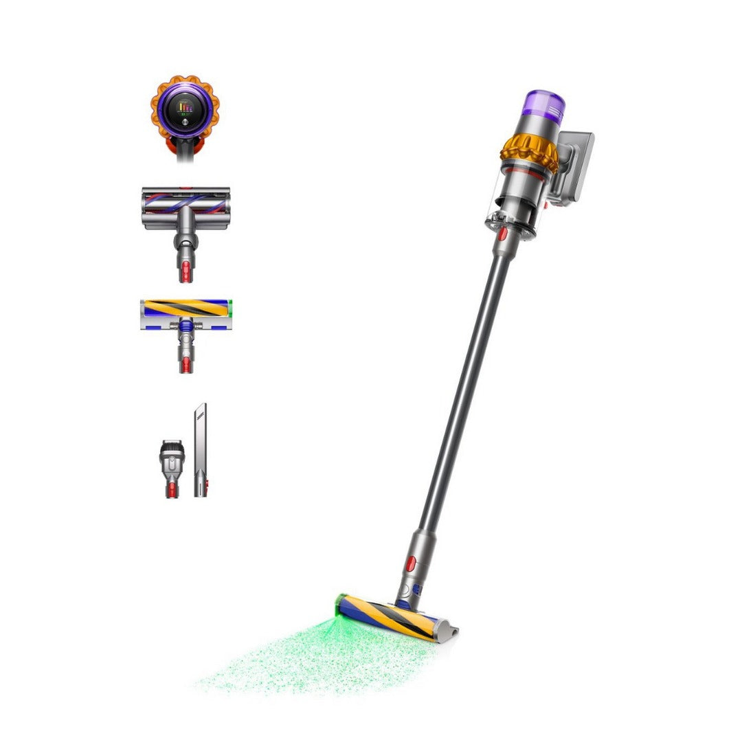 Dyson V15-2024 Cordless Vacuum - 60 Minutes Run Time - Yellow/Nickel