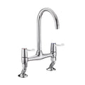 Bristan Lever Bridge Deck Sink Mixer With Ceramic Disc Valves - Chrome