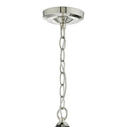 Vanessa 3 Light Pendant Polished Nickel & Glass<br>Polished Nickel