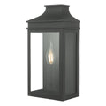 Vapour Coach Lantern Outdoor Wall Light Matt Black IP44<br>Matt Black