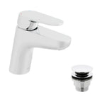 Vado Ava Ascent Mono Basin Mixer With Clic Clac Waste ASC-100/CC-C/P
