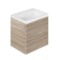 Vado Cameo 600mm Wall Hung Complete Basin Unit - Natural