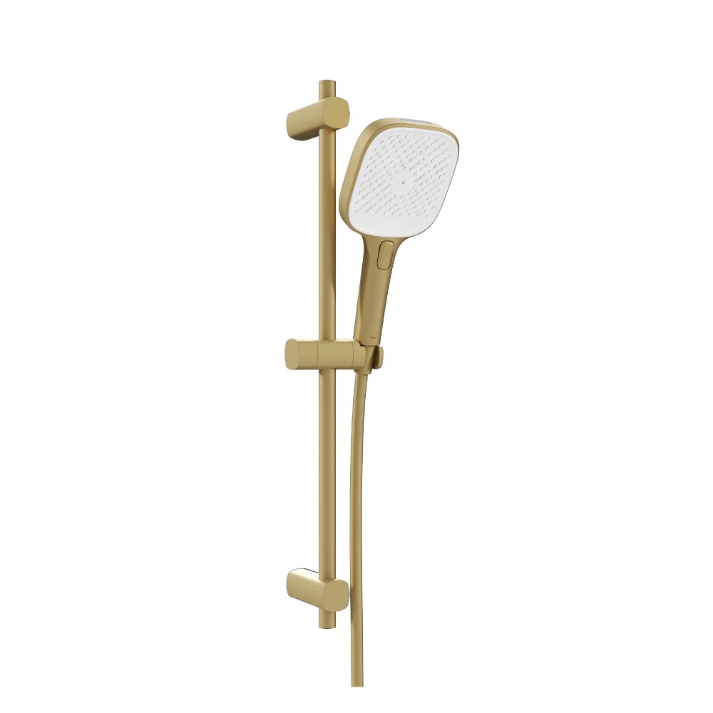 Vado Cameo Multi Function Slide Rail Shower Kit - Satin Brass Finish