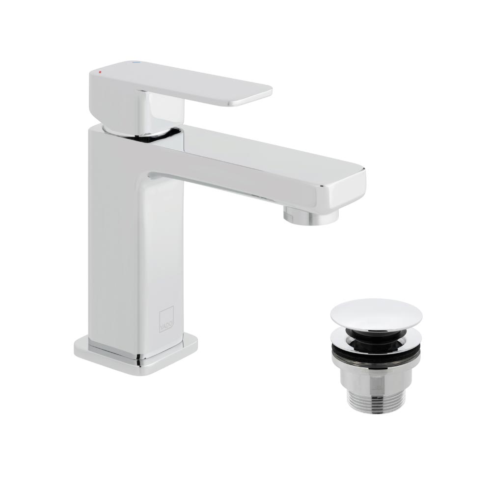 Vado Phase Mini Mono Basin Mixer C/W Clic Waste