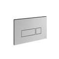 Vado Square Button Flush Plate - Chrome Finish