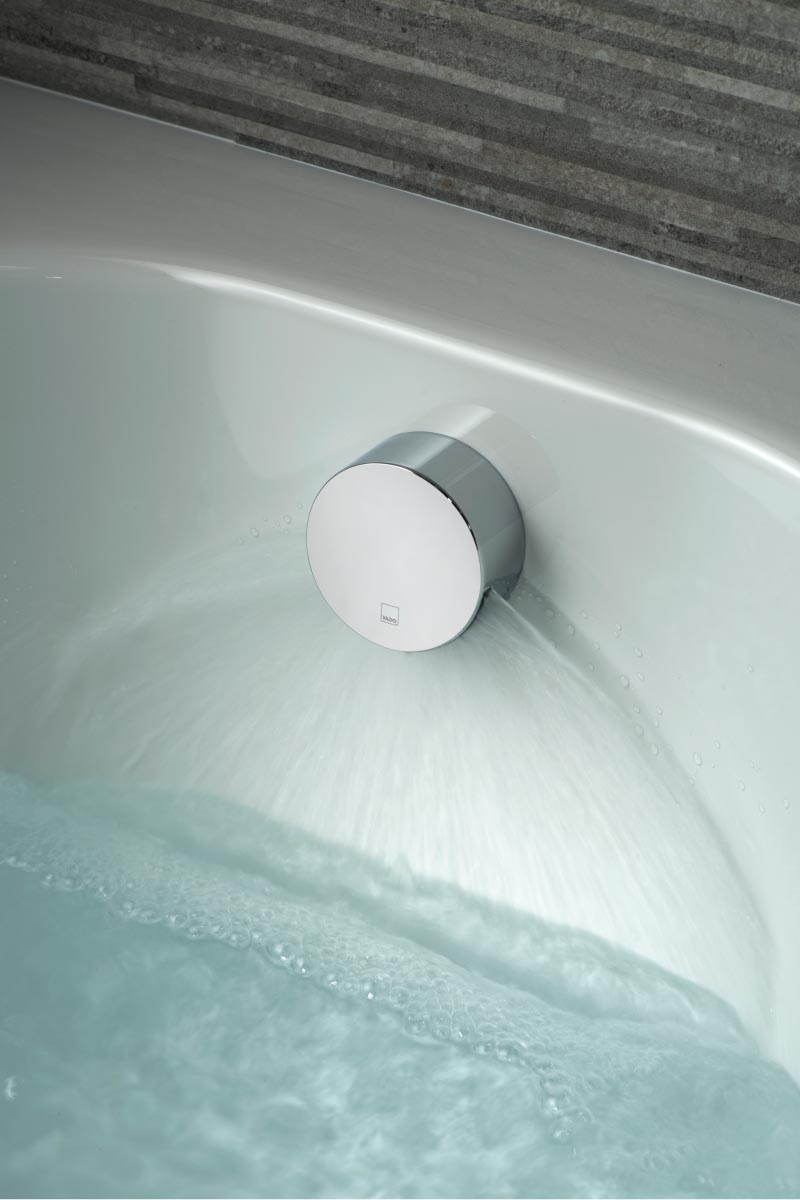 Vado Cameo Bath Filler with Waste & Overflow - Chrome Finish