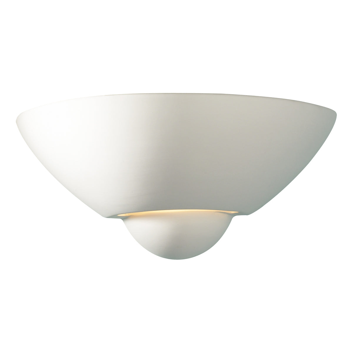 Vector Wall Washer Unglazed<br>White Ceramic