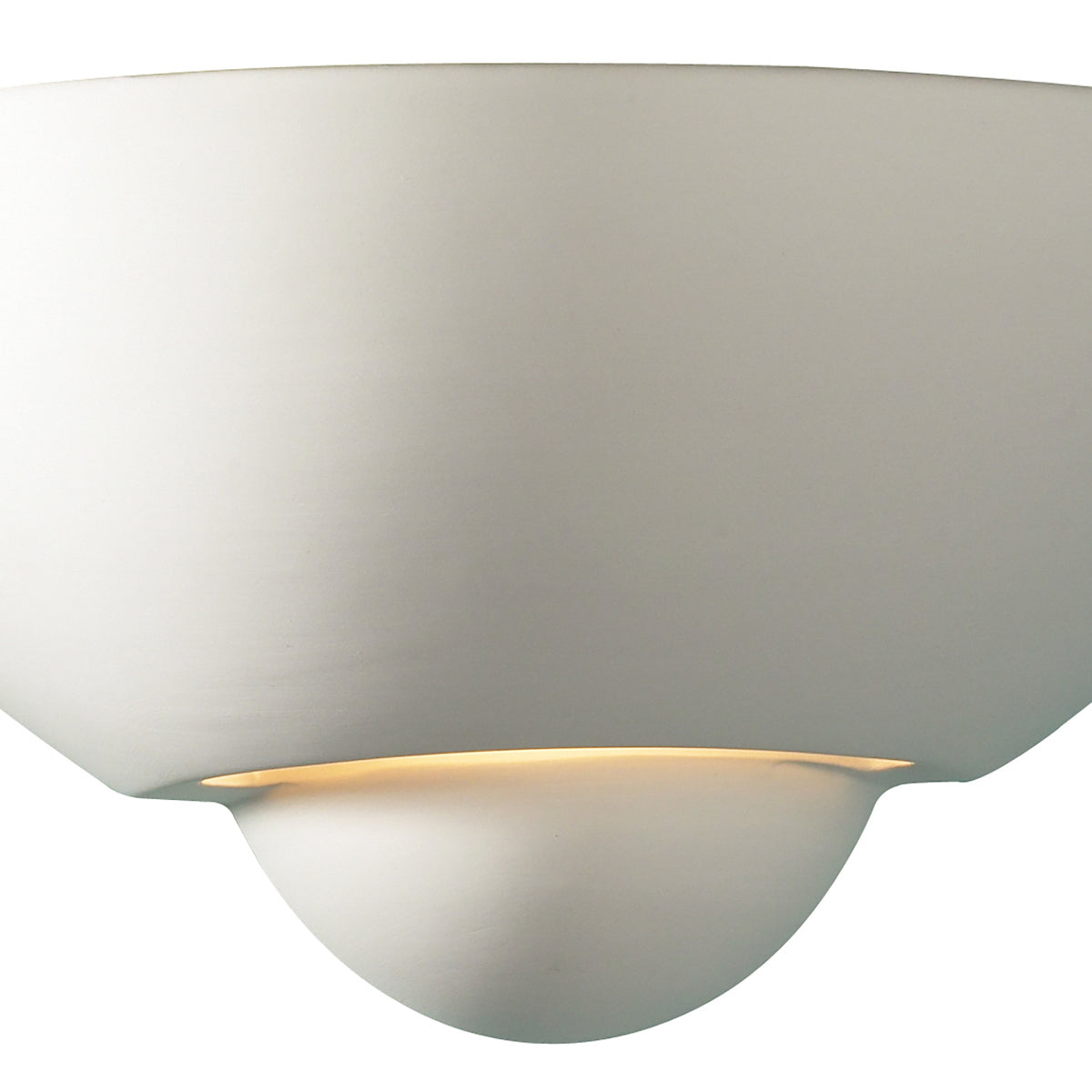 Vector Wall Washer Unglazed<br>White Ceramic