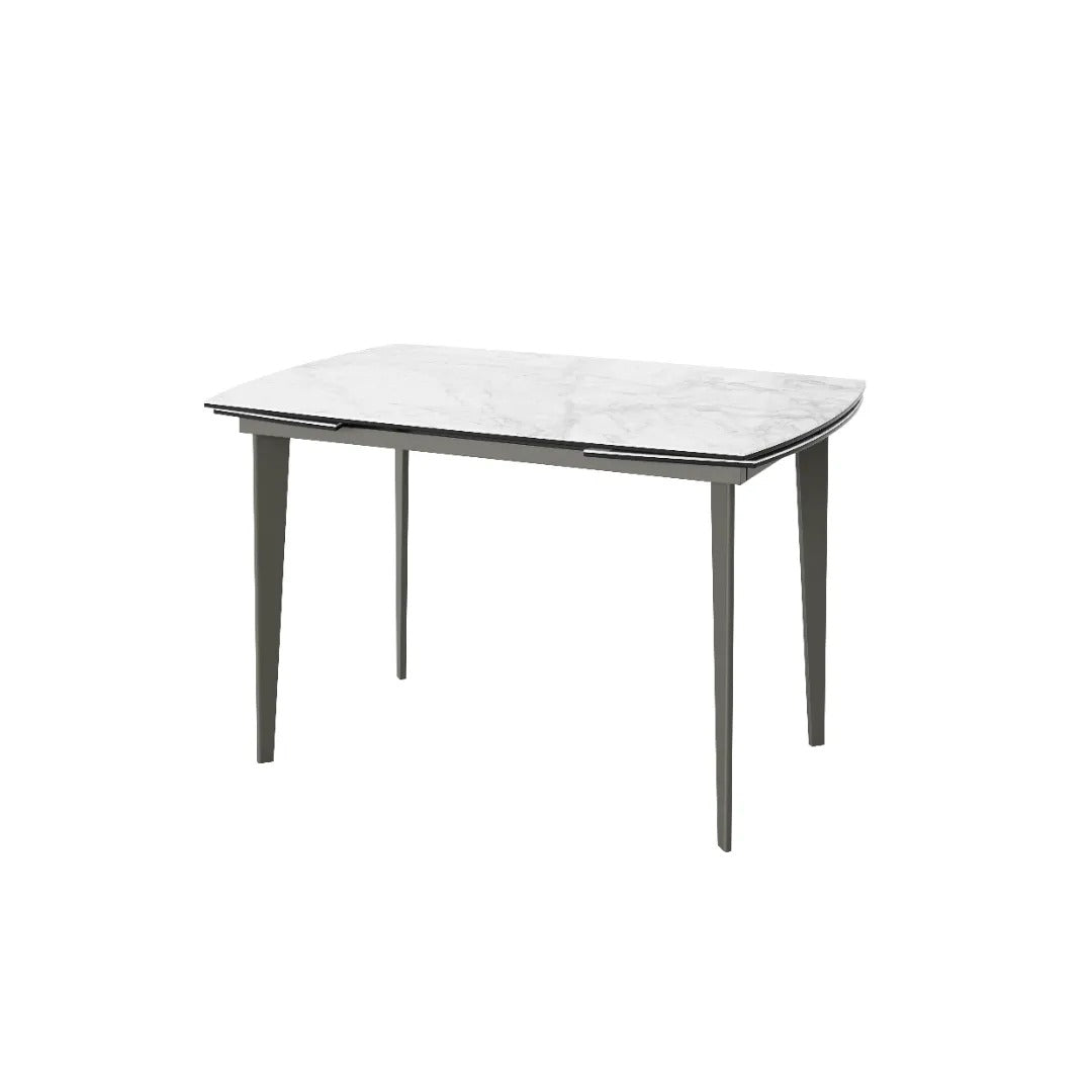 Verdi Gloss Ceramic Extending Dining Table - 120-180cm