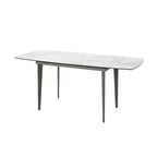 Verdi Gloss Ceramic Extending Dining Table - 120-180cm