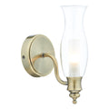 Vestry Bathroom Wall Light Antique Brass IP44<br>Antique Brass