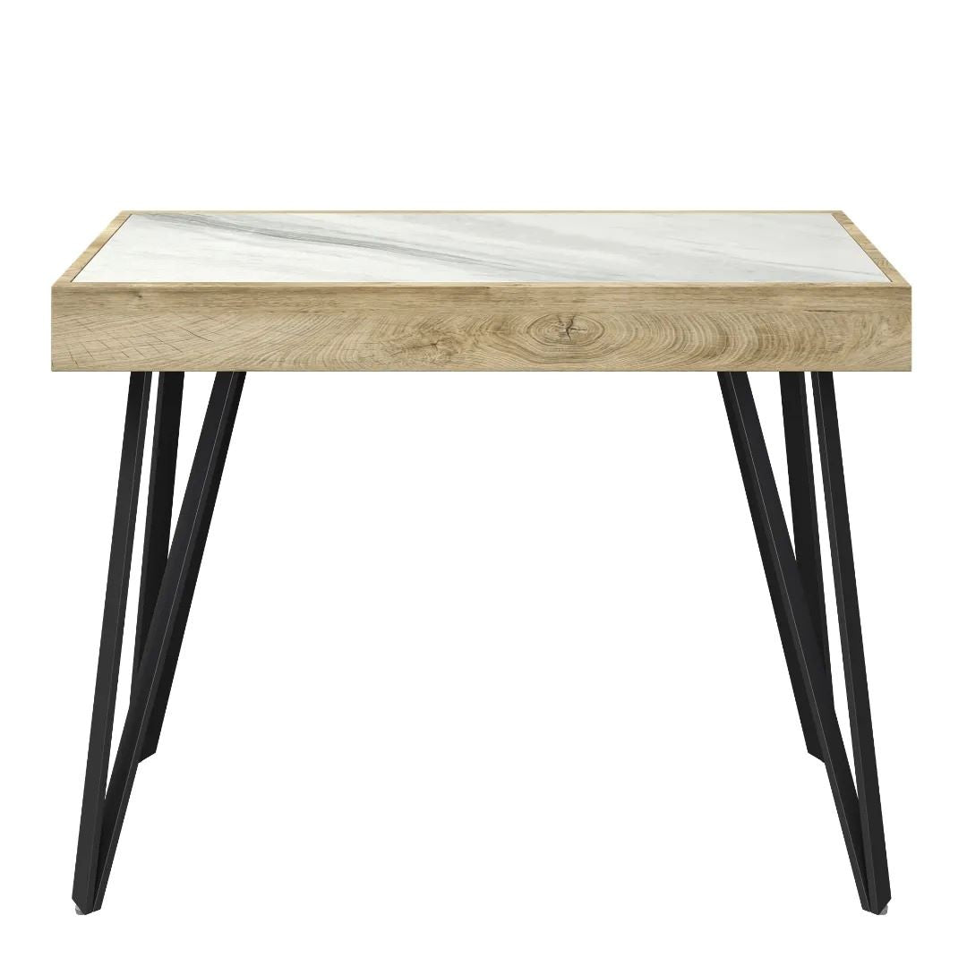 Viking White Ceramic Console Table
