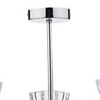Vito 3 Light Semi Flush Polished Chrome<br>Polished Chrome